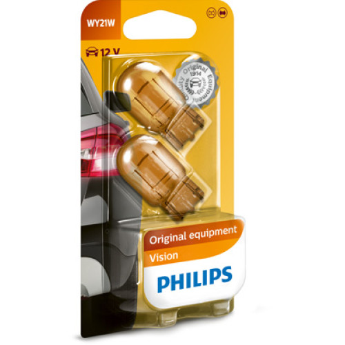 Set 2 becuri WY21W 12V 21W Philips-blister