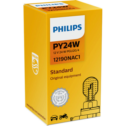 Bec PY24W 12V 24W Galben Philips