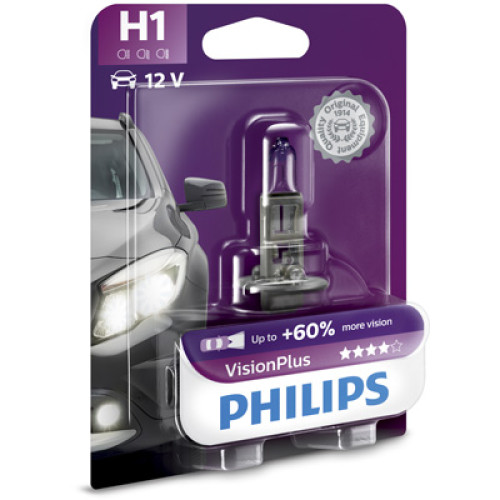 Bec H1 12V 55W VisionPlus Philips blister