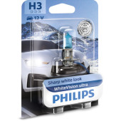 Bec H3 12V 55W WhiteVision ultra Philips-blister