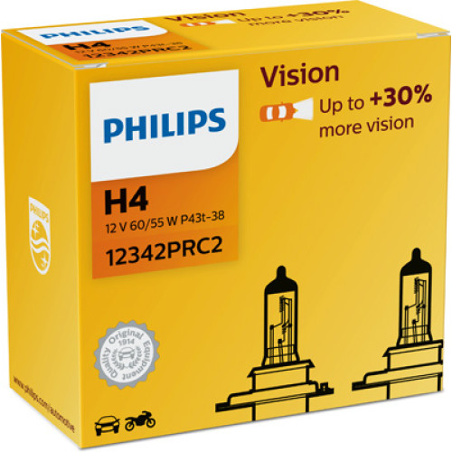 Set 2 becuri H4 12V 60/55W Philips
