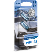 Set 2 becuri W5W 12V 5W WhiteVision ultra Philips-blister