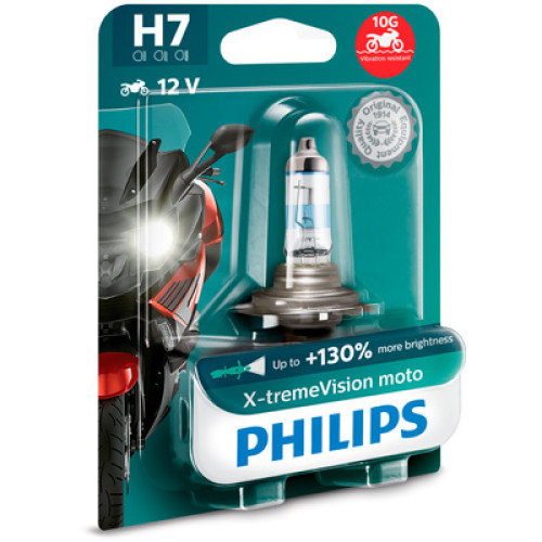 Bec H7 12V 55W X-tremeVision Moto Philips-blister