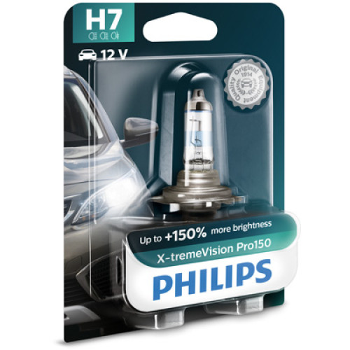 Bec H7 12V 55W X-tremeVision Pro150 Philips-blister