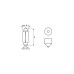 Bec, lumini interioare 1 987 301 014 BOSCH