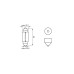 Bec, iluminare numar circulatie 1 987 302 810 BOSCH