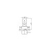 Set 10 becuri PBX4 12V 1.2W Osram