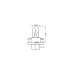 Set 10 becuri PBX4 12V 1.12W Osram
