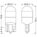 Set 2 becuri W5W 12V 0.8W LEDriving® SL-blister