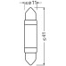 Set 2 becuri C5W 12V 0.6W LEDriving® SL Osram-blister