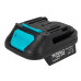 Adaptor Detoolz utilizare acumulator FlexiPower - echipamente Micul Fermier (compatibil Makita LXT)