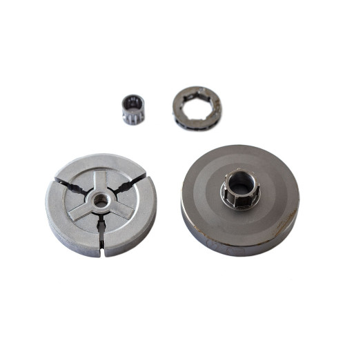 Ansamblu ambreiaj Micul Fermier cu pinion, pentru drujba 2T 52cc