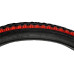 Anvelopa bicicleta 26x1.95", ETRTO 52-559, model CROSS COUNTRY, negru/rosu, profil All-terrain