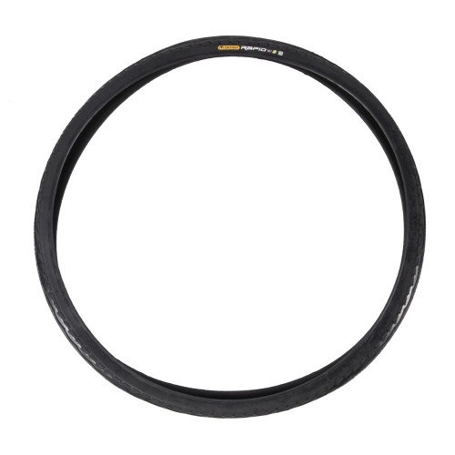 Anvelopa bicicleta 28X1-5/8X1-3/8", ETRTO 37-622, model RAPID, negru, profil Street