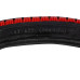 Anvelopa bicicleta 28x1.75", ETRTO 47-622, model M-1400, negru/rosu, profil Street