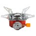 Aragaz camping Micul Fermier, putere termica 2.8 kW, aprindere piezo-electrica, compatibil rezerva gaz spray, 95*95mm