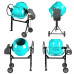 Betoniera 180L 1000W