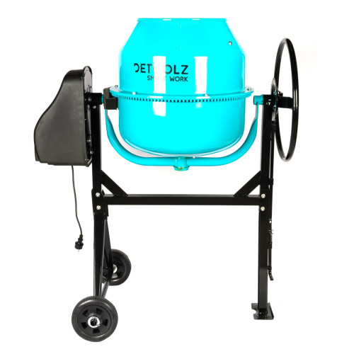Betoniera Detoolz, capacitate 140 litri, putere 850W, coroana fonta, cu roti