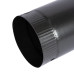 Burlan pentru soba pe lemne, 90 cm, 120 mm, Gri mat