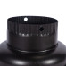 Burlan recuperator caldura, rotund, 130 mm, Gri mat