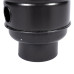 Burlan recuperator caldura, rotund, 130 mm, Gri mat