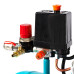 Compresor Detoolz 50L cu ulei, 1680 W, debit 206L/min, 8 bar, 2 prize de aer