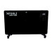 Convector electric 1000W/2000W, negru