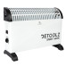Convector electric Detoolz, 2kW, 3 trepte de putere, cu termostat reglabil