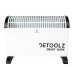 Convector electric Detoolz, 2kW, 3 trepte de putere, cu termostat reglabil