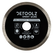 Disc diamantat continuu Detoolz 125x22.2mm, taiere umeda