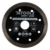 Disc diamantat turbo Detoolz 115x22.2mm, taiere umeda/uscata