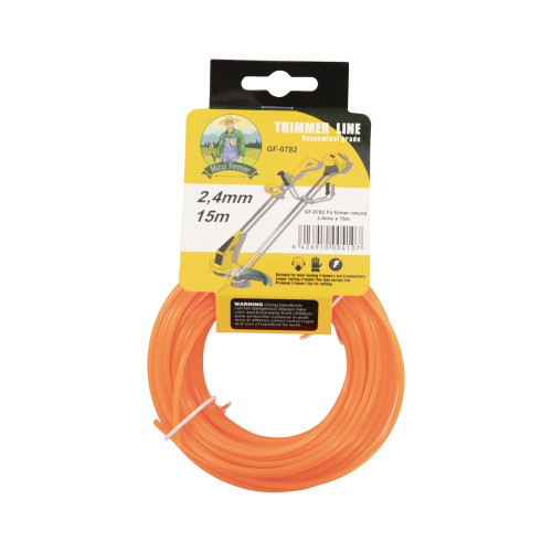 Fir motocoasa(trimmer) Micul Fermier, 2.4mm*15m, rotund
