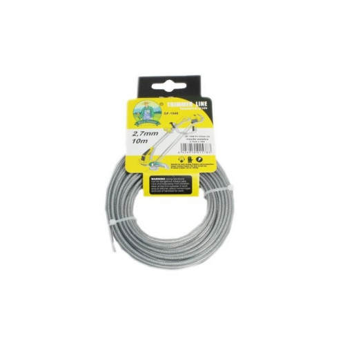 Fir motocoasa(trimmer) Micul Fermier, 2.7mm*10m, insertie metalica