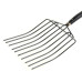 Furca gunoi grajd, 10 dinti, maner lemn, 1600mm