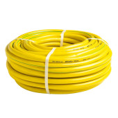 Furtun apa Micul Fermier, diametru 3/4" , lungime 20m, cu insertie, galben