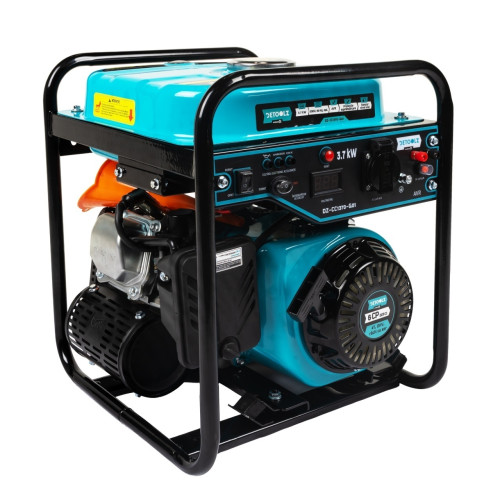 Generator invertor Detoolz, 3.7 kW, 1 priza 230V, motor pe benzina 4 timpi, pornire manuala, capacitate rezervor 9 litri