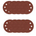 Hartie abraziva P120 8gauri 180mm (1buc=10pcs)