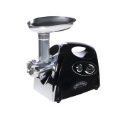 Masina de tocat carne, 1400W, 90Kg/h, neagra, cu 3 site
