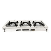 Mini aragaz portabil, Detoolz, 8.4kW, 3 ochiuri, Piezo
