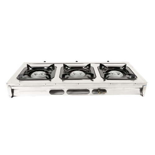 Mini aragaz portabil, Detoolz, 8.4kW, 3 ochiuri, Piezo
