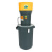 Moara electrica 1000W/19000 rpm cu galeata plastic 25L