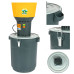 Moara electrica 1300W/19000 rpm cu galeata plastic 50L