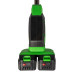 Motocoasa (Trimmer) electrica Micul Fermier 2x20V, 2 acumulatori 4Ah, maner dublu, motor fara perii