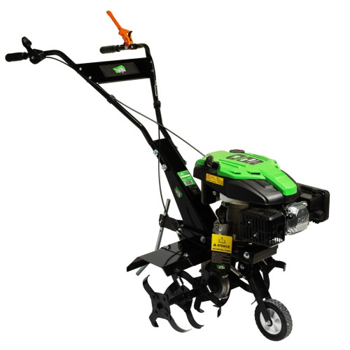Motocultor Micul Fermier 6cp 173cc, benzina 4T, 1 viteza, pornire manuala, cu roti
