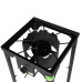 Pirostrie patrata Micul Fermier, putere termica 6kW, 1 arzator, inaltime ajustabila 72/42 cm