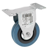 Roata fixa Detoolz, cauciuc+PP 75x21mm G01