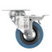 Roata pivotanta Detoolz, cauciuc+PP 75x21mm CF G01