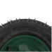 Roata roaba Micul Fermier 3.50-8, diametru ax 14mm, janta verde