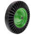 Roata roaba plina Micul Fermier 400-8 ax16mm cauciuc G01