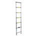 Scara telescopica Detoolz, inaltime maxima 2m, 7 trepte, greutate maxima suportata 150 kg